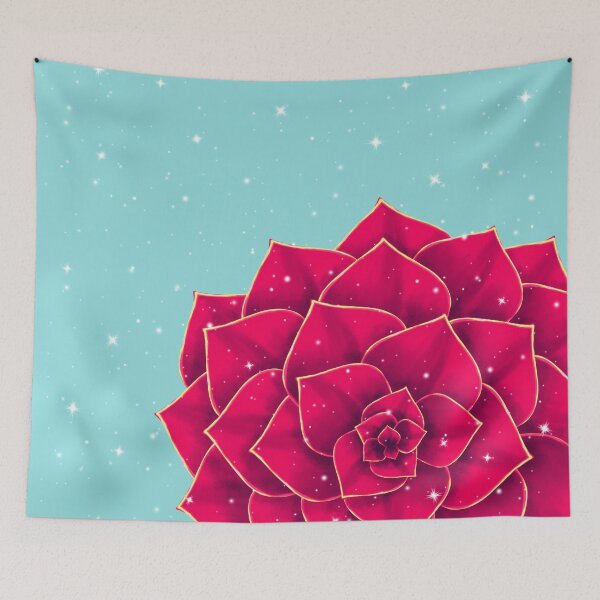 Item preview, Big Holidays Christmas Red Echeveria Design  designed and sold by oursunnycdays.