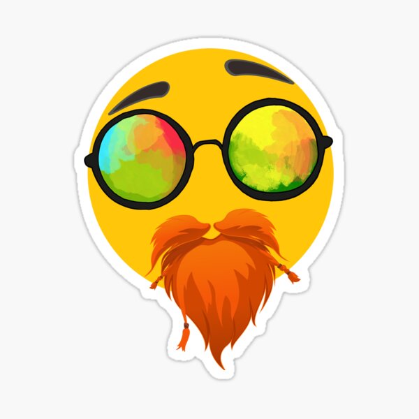 "nerd emoji glasses beard type avatar game game portrait face red bald