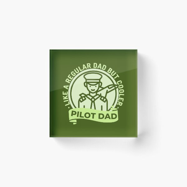 Item preview, Pilot Dad Like A Normal Dad But Cooler designed and sold by designerpriti.