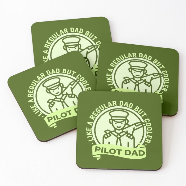 Item preview, Pilot Dad Like A Normal Dad But Cooler designed and sold by designerpriti.