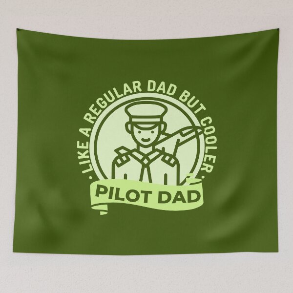 Item preview, Pilot Dad Like A Normal Dad But Cooler designed and sold by designerpriti.