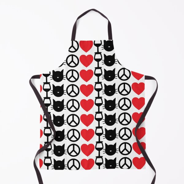 Item preview, Peace, Love, Wine and Cats designed and sold by DesignCats.