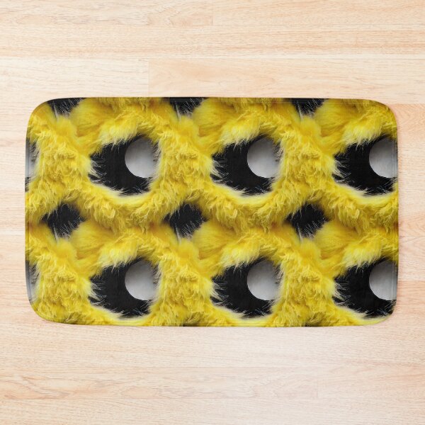 Item preview, Yellow and Black Plush Furry Furr - Seamless Pattern designed and sold by Chubuter.