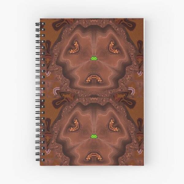 Item preview, *FUNNY ABSTRACT PAINTING ALIEN TRIBAL FACE CHOCOLATE MIXTURE MINT GREEN WITH STARRY GREEN ANISE* designed and sold by Ralek.