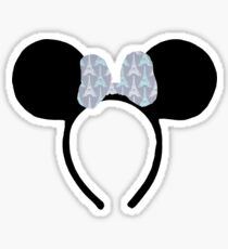 Eiffel tower minnie ears Sticker