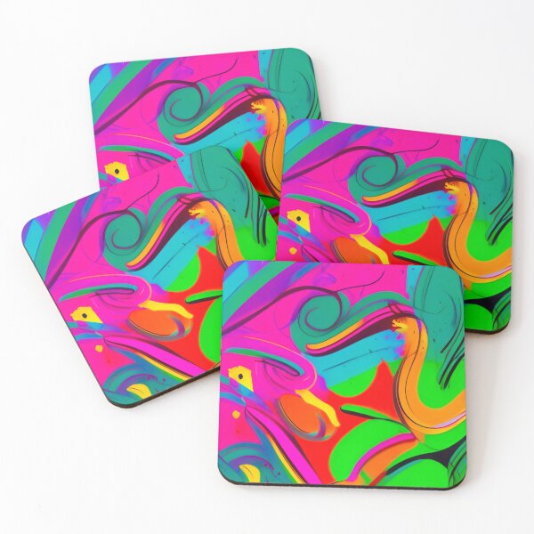 Item preview, Colorful Paint Splatter Pattern designed and sold by Patternomania.
