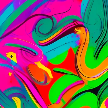 Artwork thumbnail, Colorful Paint Splatter Pattern by Patternomania