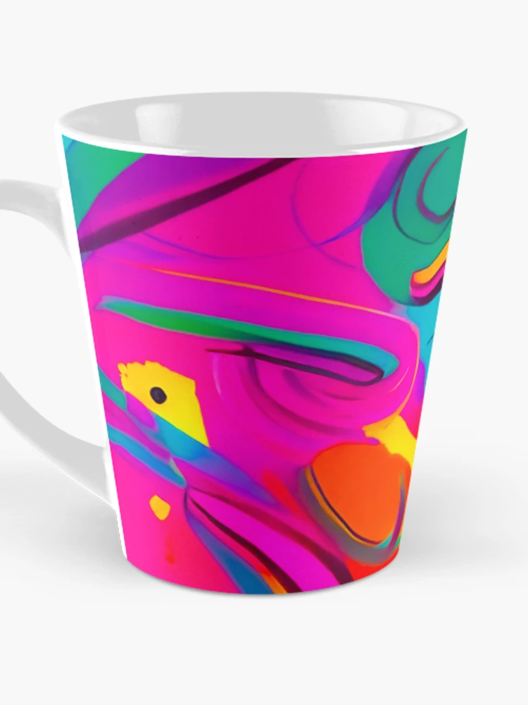 Thumbnail 3 of 4, Coffee Mug, Colorful Paint Splatter Pattern designed and sold by Patternomania.