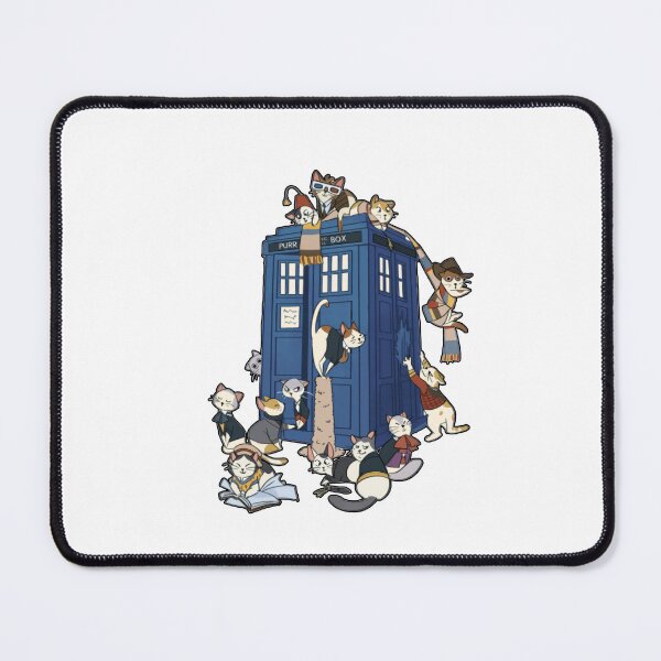 Item preview, Cats at Blue Phone Box designed and sold by JosephIsaac.