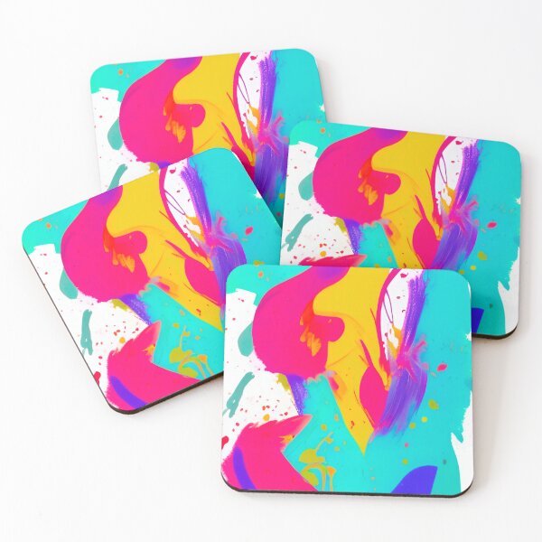 Item preview, Colorful Paint Splatter Pattern designed and sold by Patternomania.