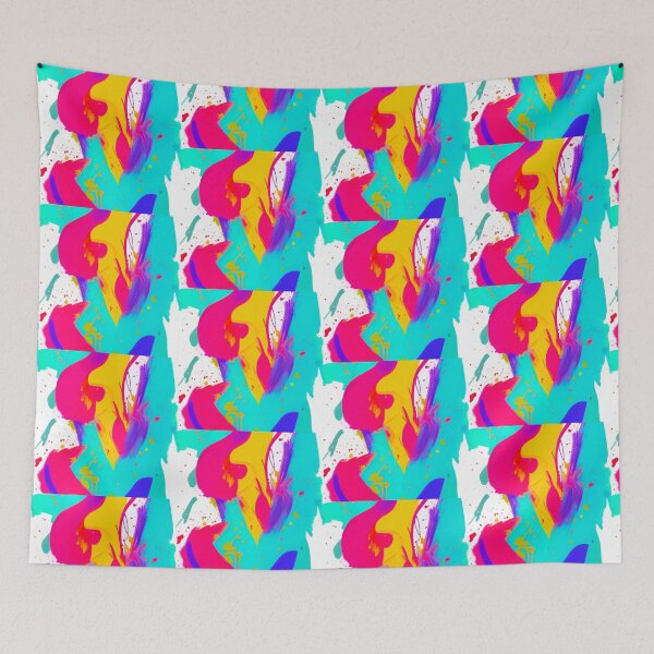 Item preview, Colorful Paint Splatter Pattern designed and sold by Patternomania.