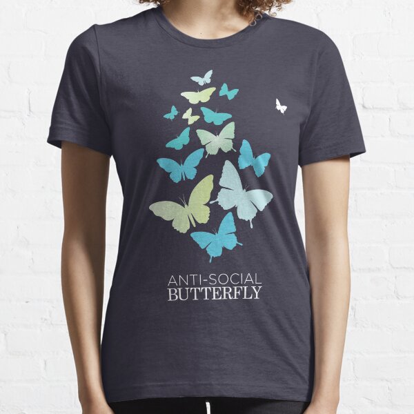 anti social social club butterfly moletom com capuz