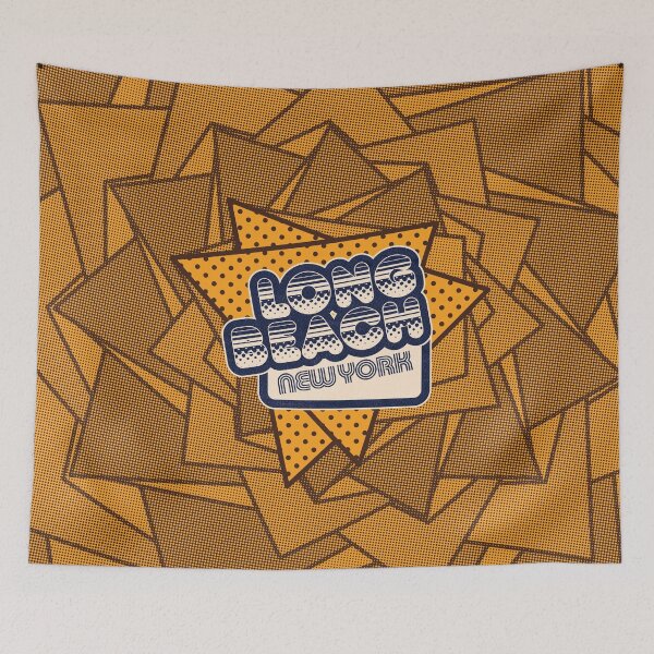 Item preview, Long Beach, NY | Retro Halftone designed and sold by retroready.