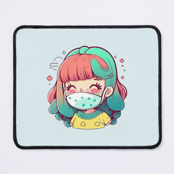 Item preview, Masked Marvel, a Girl's Quirky Quarantine Adventure designed and sold by ultra-cute.