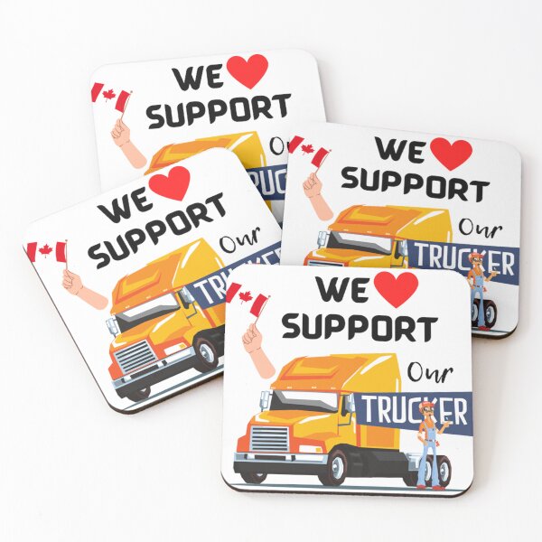 Item preview, We Support Our Truckers  Let_s Get Our Freedom Back   designed and sold by outsickme3.