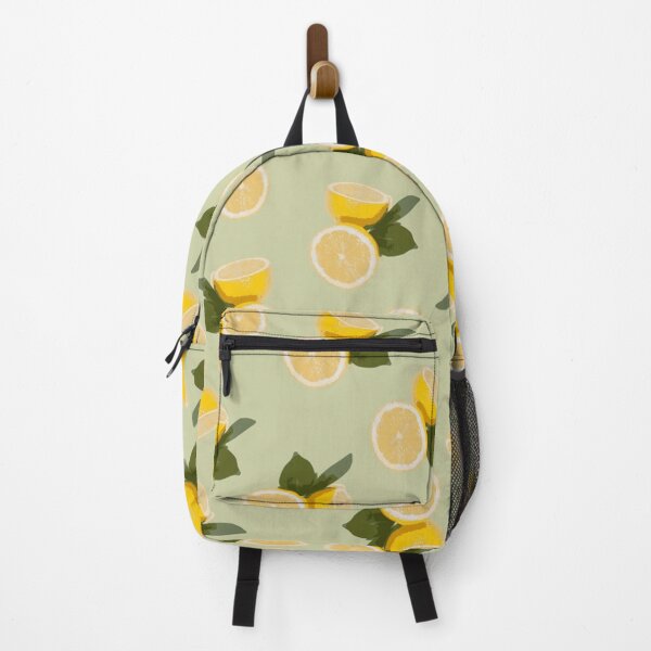 Item preview, Yellow Citrus Lemon Fruit on Pale Lime Green Graphic   designed and sold by outsickme3.
