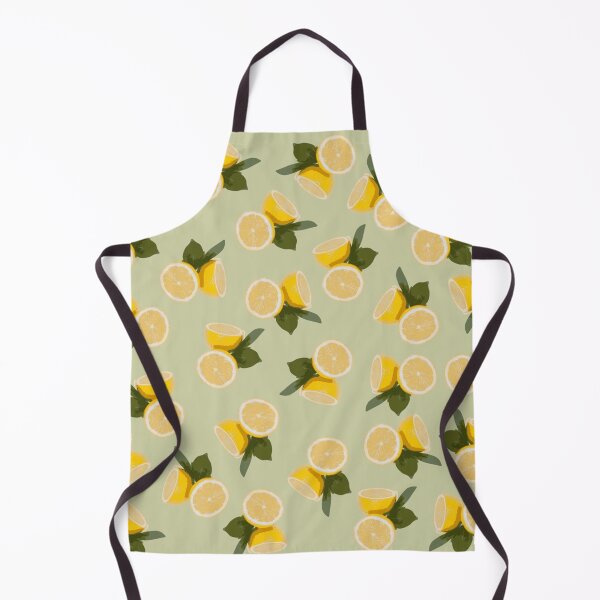 Item preview, Yellow Citrus Lemon Fruit on Pale Lime Green Graphic   designed and sold by outsickme3.