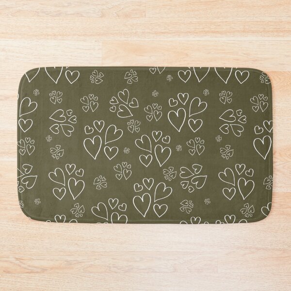 Item preview, Heart pattern earth tones  designed and sold by Krissys-Art.