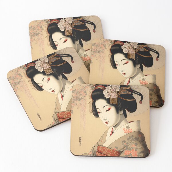 Item preview, Kazumi - geisha / traditional style designed and sold by EnjoyDigitalArt.