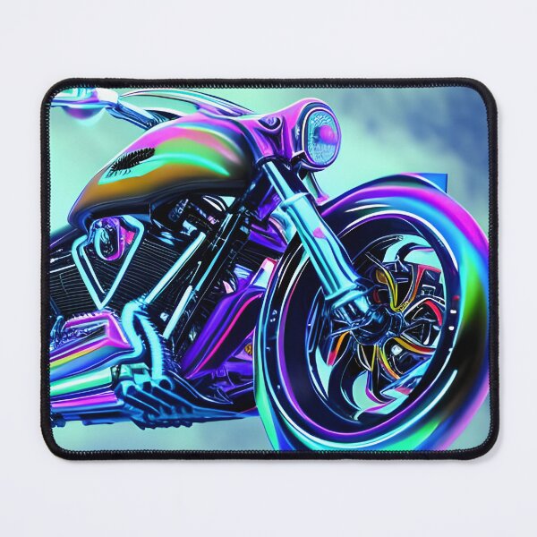 Item preview, Custom chopper in cool neon light designed and sold by Dalive.