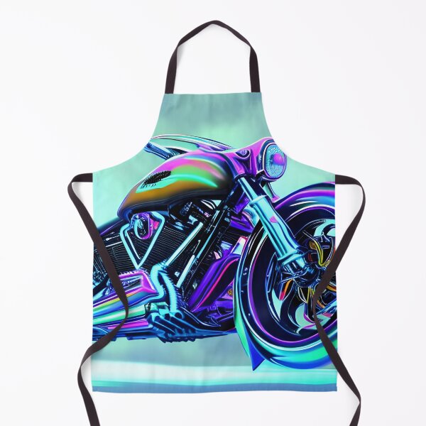 Item preview, Custom chopper in cool neon light designed and sold by Dalive.