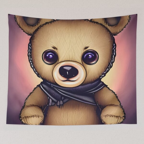 Item preview, Cute teddy bear with scarf - teddy designed and sold by Dalive.