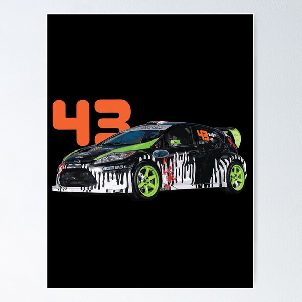 Fiesta ST ST180 Mk7 Race Red Hot hatch gym3 rally x games kb 43ever   Poster for Sale by cowtownCOWBOY