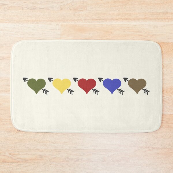 Item preview, Five middle objects heart with arrow pattern 3 designed and sold by LemonCreamyyyy.