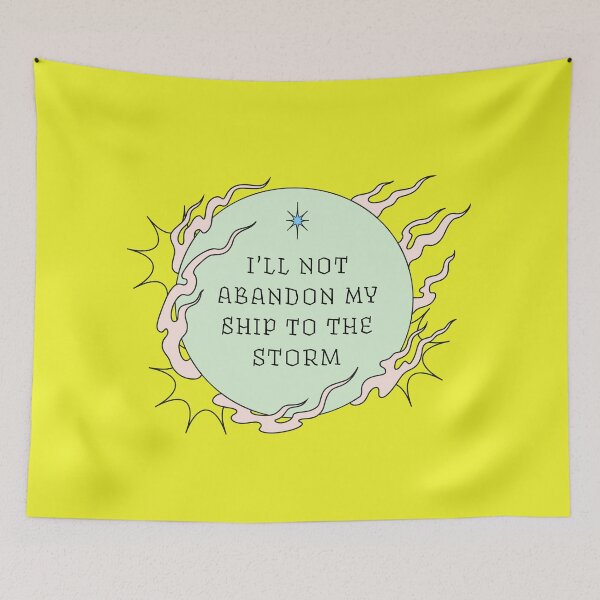 Item preview, I'll Not Abandon My Ship To The Storm | Stoic Quote designed and sold by stoicjimny.