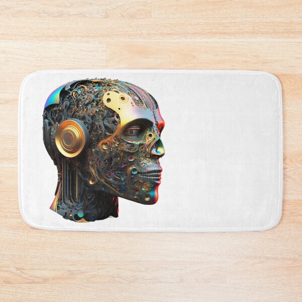 Item preview, Cyborg Head - Mike | The Singuarity | Human Cyborg | Sci-Fi Cyborg | Artificial Intelligence Cyborg | Gift for Boyfriend designed and sold by Synthetic-Intel.