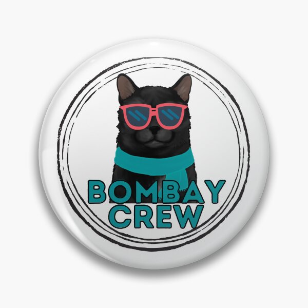 Item preview, Bombay cat crew cool brown cat in sunglasses designed and sold by JoeyGraceCatCo.