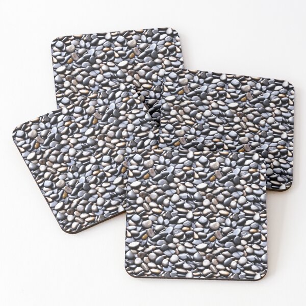 Item preview, Seamless pebbles and stones 5 designed and sold by hendrikspix.