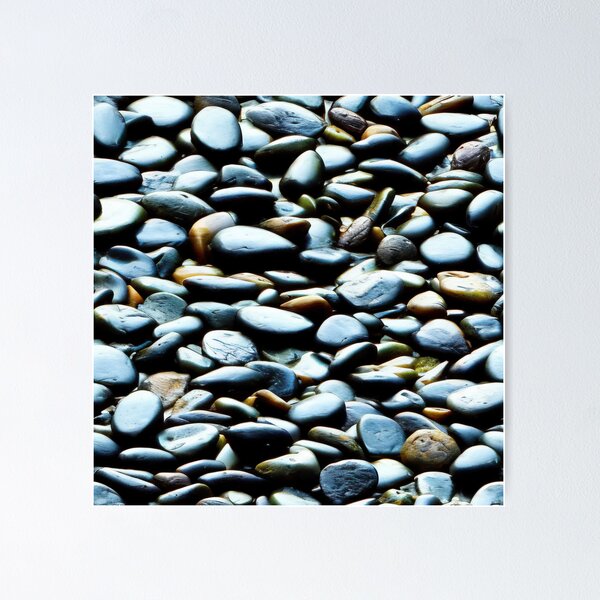 Item preview, Seamless pebbles and stones 9 designed and sold by hendrikspix.