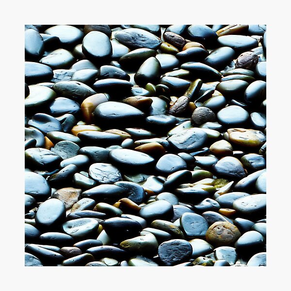 Item preview, Seamless pebbles and stones 9 designed and sold by hendrikspix.