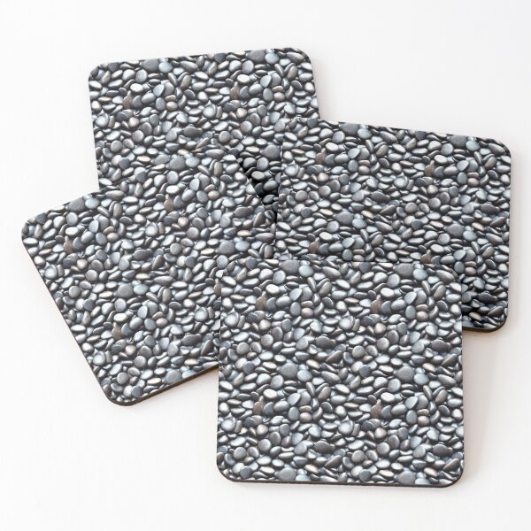 Item preview, Seamless pebbles and stones 10 designed and sold by hendrikspix.