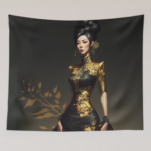 Item preview, Banpuku - geisha designed and sold by EnjoyDigitalArt.