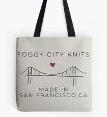Foggy City Knits Yarn Tote Tote Bag