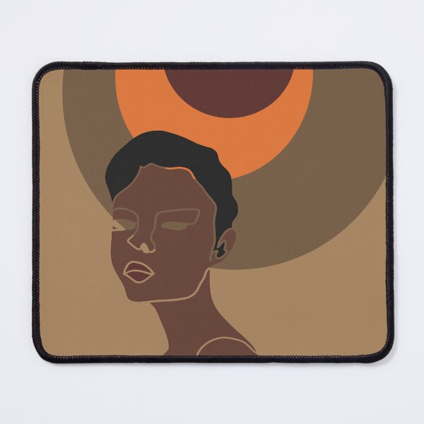 Item preview, Black Woman with 90's Pixie Cut designed and sold by PrintsbyPuleng.