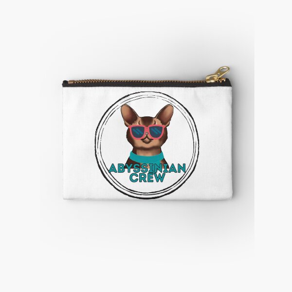 Item preview, Abyssinian cat crew cool  cat in sunglasses designed and sold by JoeyGraceCatCo.