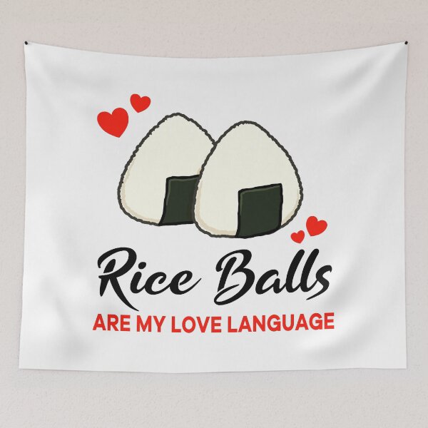 Item preview, Rice Balls are my Love Language designed and sold by jonmlam.