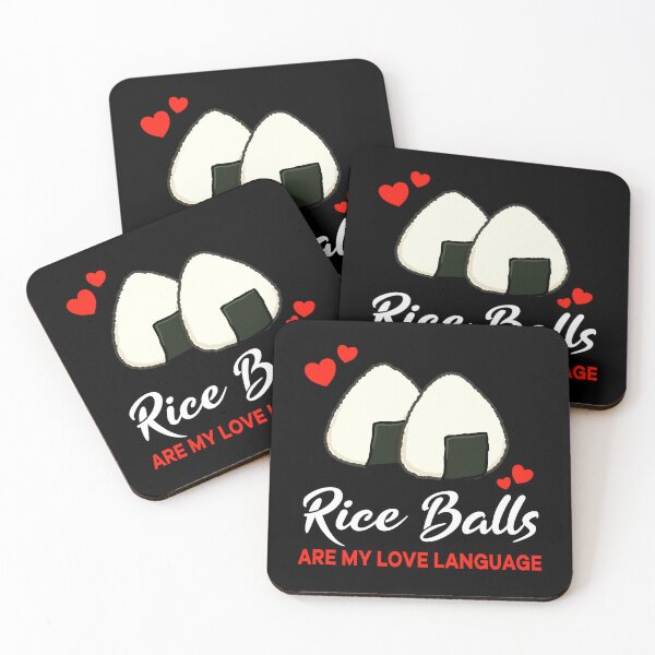 Item preview, Rice Balls are my Love Language Funny designed and sold by jonmlam.