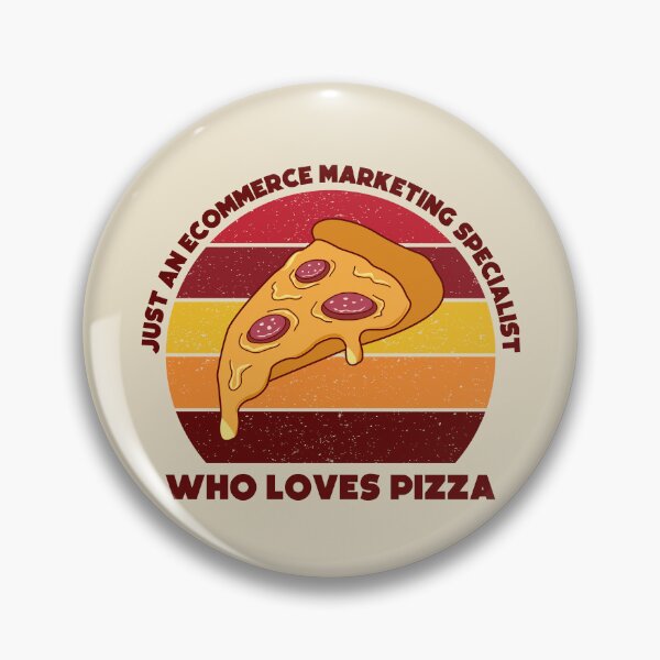 Item preview, Just an Ecommerce marketing specialist who loves pizza, dark text, funny food lovers Ecommerce marketing specialist, marketing department, humor, joke, meme, pizza lover, foodie worker designed and sold by SGS-.