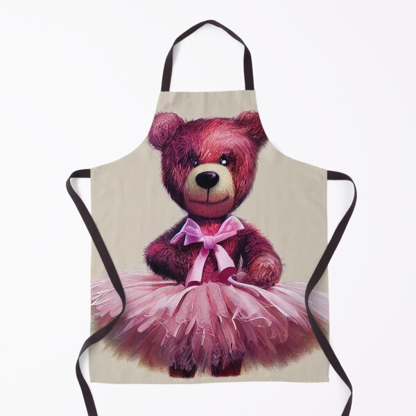 Item preview, Ballet dancer plush teddy bear in pink tutu designed and sold by EmeraldeaArt.