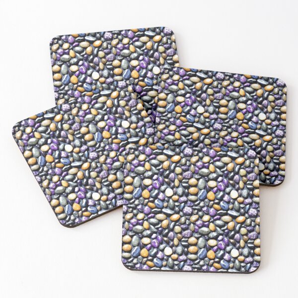 Item preview, Seamless pebbles and stones 15 designed and sold by hendrikspix.