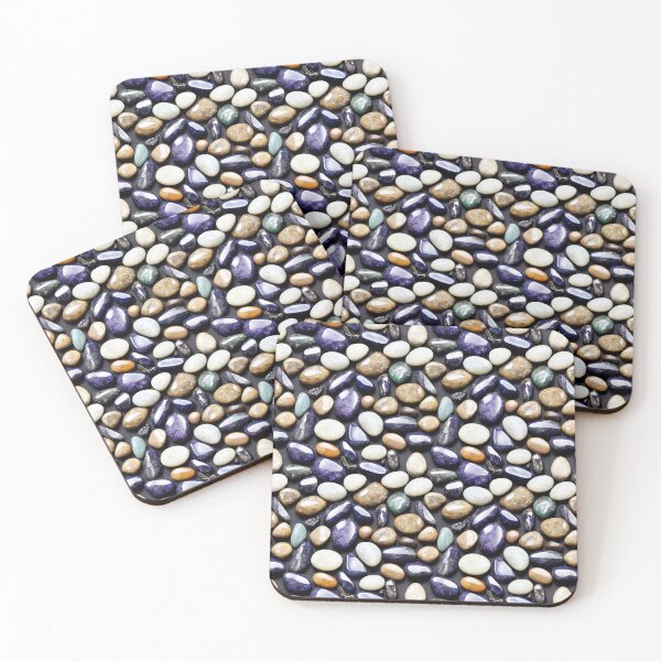 Item preview, Seamless pebbles and stones 16 designed and sold by hendrikspix.