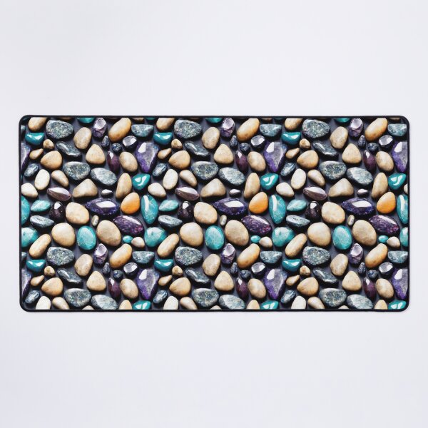 Aperçu de l'œuvre Seamless pebbles and stones 18 créée et vendue par hendrikspix.
