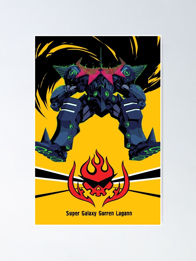 Tengen Toppa Gurren Lagann Characters Poster Wall Decor – Twentyonefox