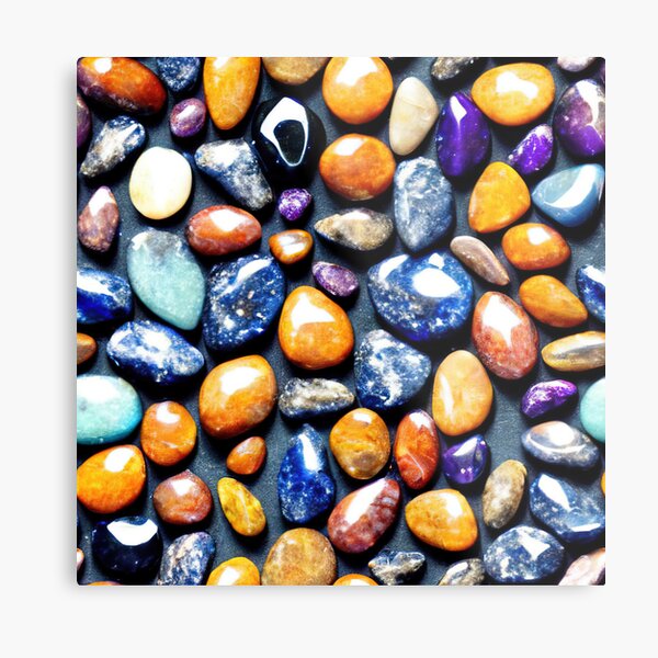 Aperçu de l'œuvre Seamless pebbles and stones 21 créée et vendue par hendrikspix.