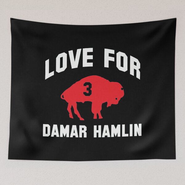 Item preview, Damar Hamlin Heart Cute designed and sold by taylor-us.