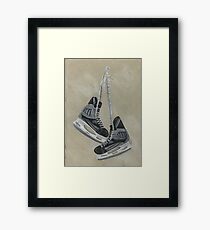 Life is better on the ice Framed Print